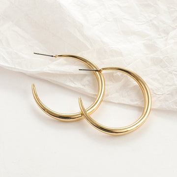 AENSOA 2021 New Gold Color Earrings for Women Multiple Trendy Round Geometric Drop Statement Earring Fashion Matted Gold Jewelry daiiibabyyy